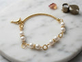 Pearl-Look Dolphin Charm Bracelet