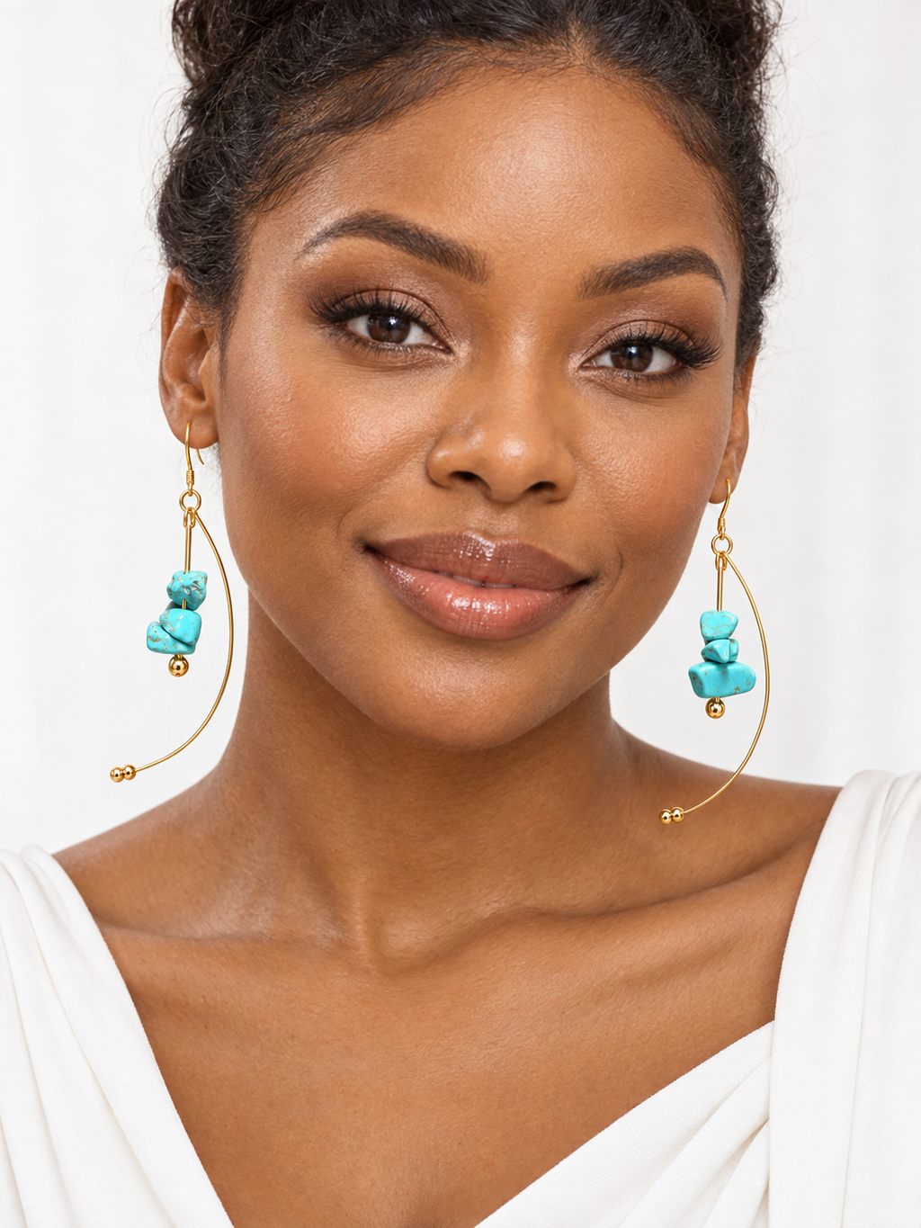 Turquoise Orbit Earrings